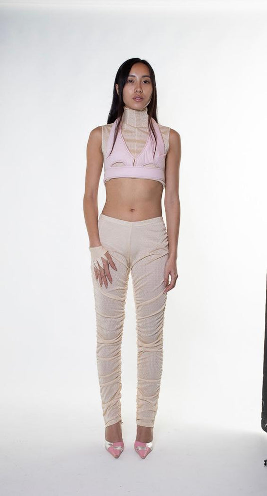 Giorgiandreazza Pijama Ruffie Leggins Cream