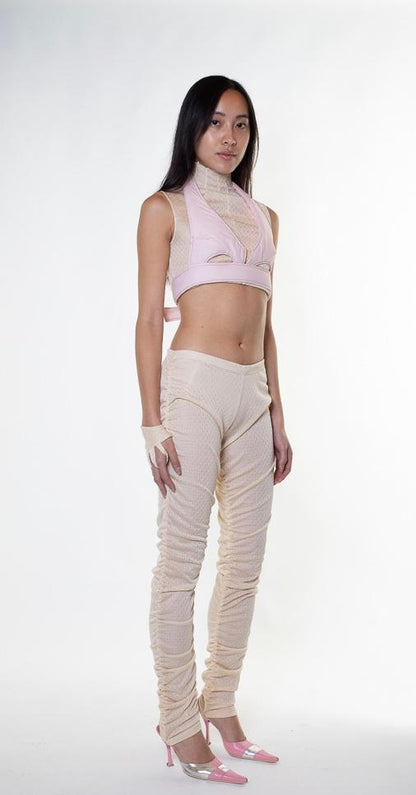 Giorgiandreazza Pijama Ruffie Leggins Cream
