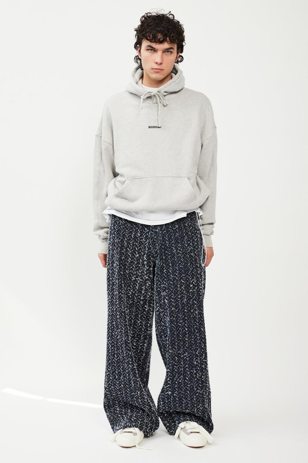 Bonsai Super Loose Fit Denim Pant Blue