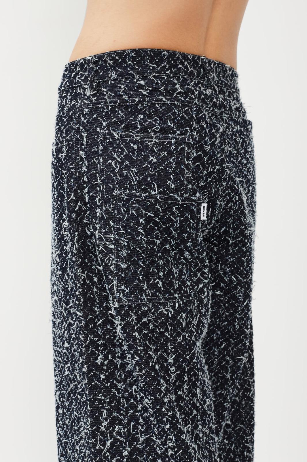 Bonsai Super Loose Fit Denim Pant Blue