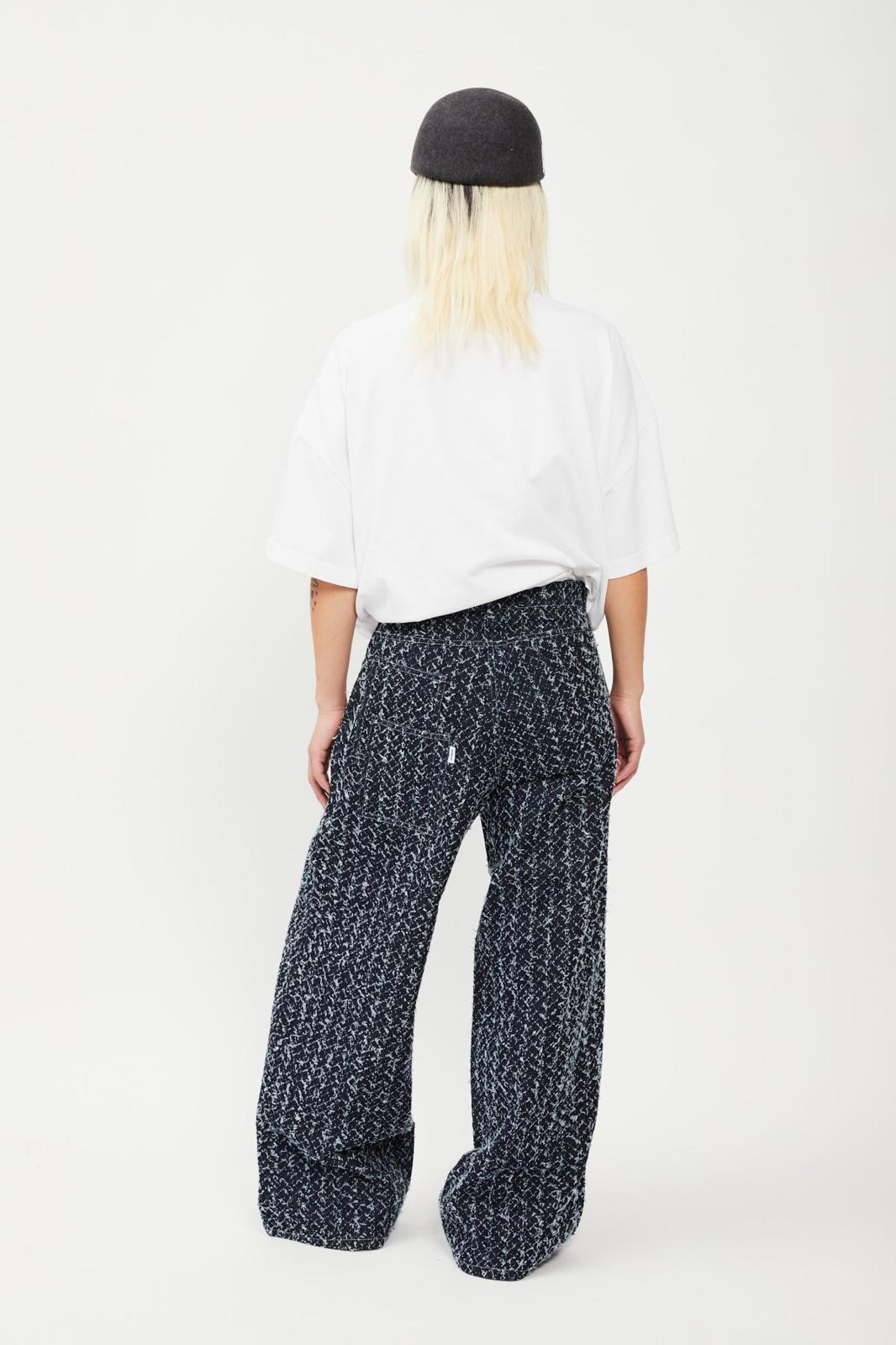 Bonsai Super Loose Fit Denim Pant Blue