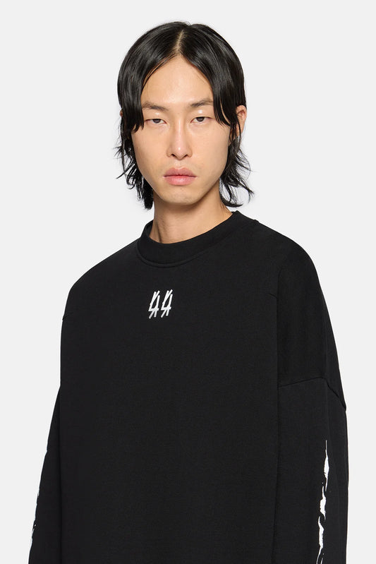 44Label Y2K Crewnwck Black
