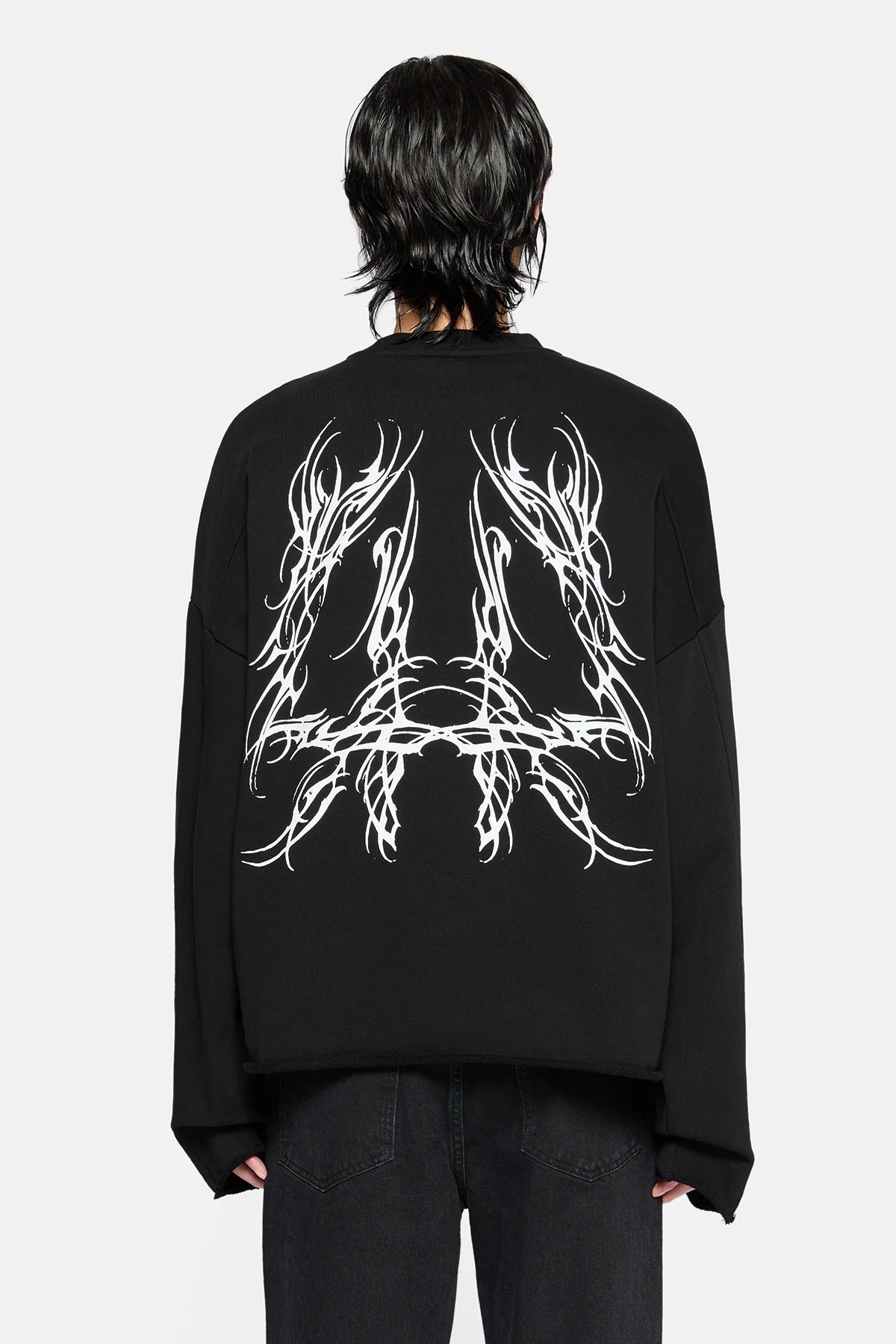 44Label Y2K Crewnwck Black