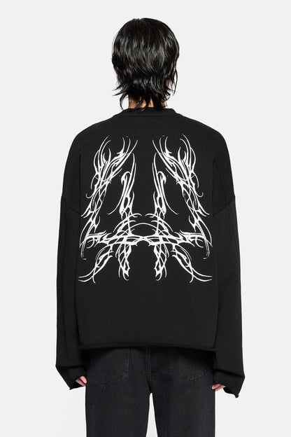 44Label Y2K Crewnwck Black