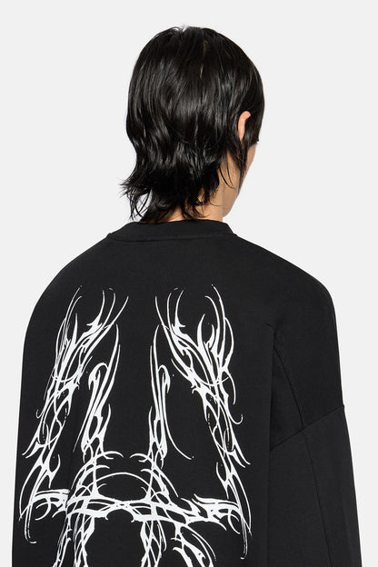 44Label Y2K Crewnwck Black