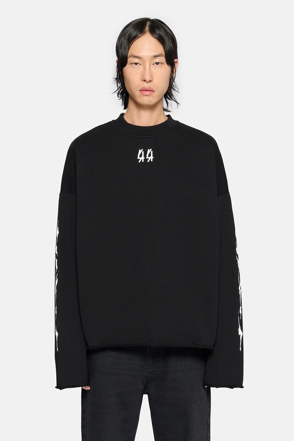44Label Y2K Crewnwck Black