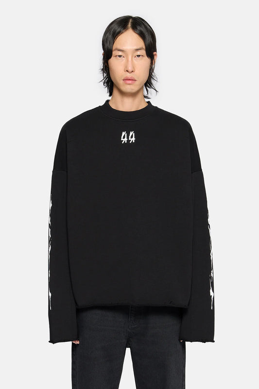 44Label Y2K Crewnwck Black