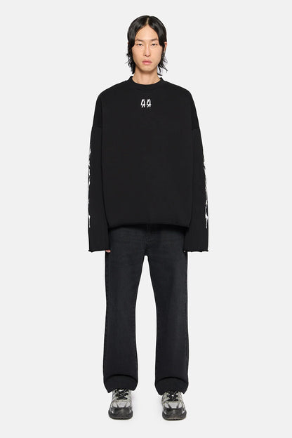 44Label Y2K Crewnwck Black