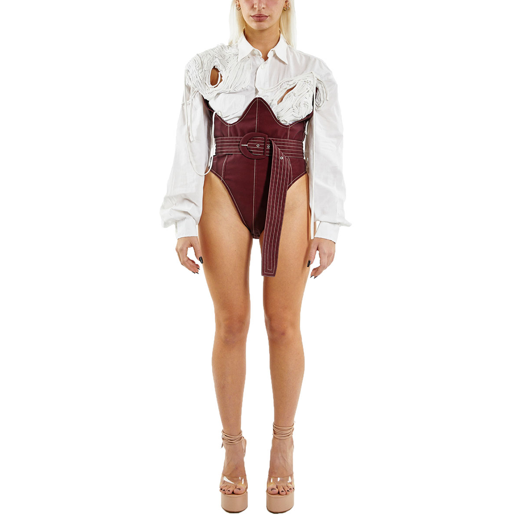 Giorgiandreazza Sophia Bodysuit Bordeaux