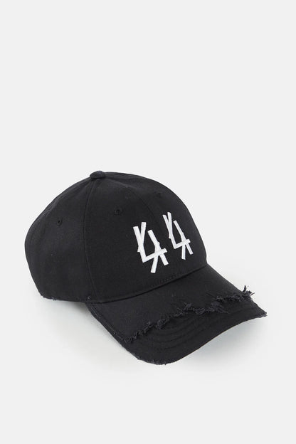 44Label Raw Logo Cap Black