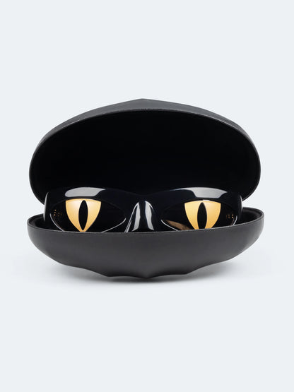 Charles Jeffrey LOVERBOY Neko Black Sunglasses – Groovin Store Charles Jeffrey LOVERBOY Neko Black Sunglasses – Groovin Store