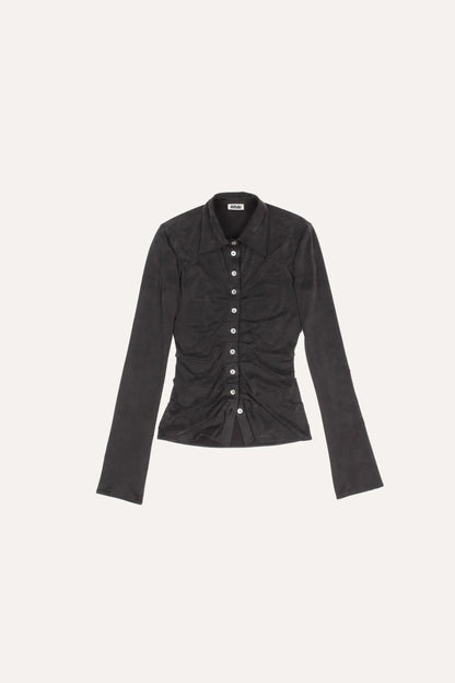 AVAVAV Pleated Shirt Black