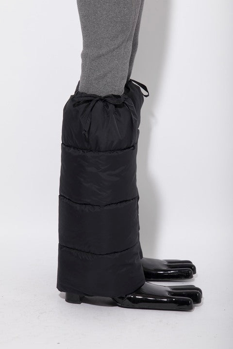 AVAVAV Puffy Leg Warmer Black