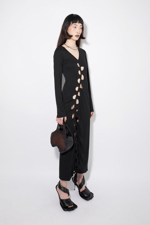 AVAVAV Cutout Long Dress Black