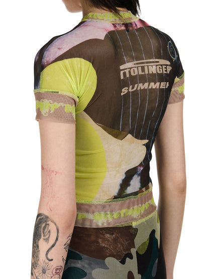 Ottolinger Mesh T-Shirt Camo Print