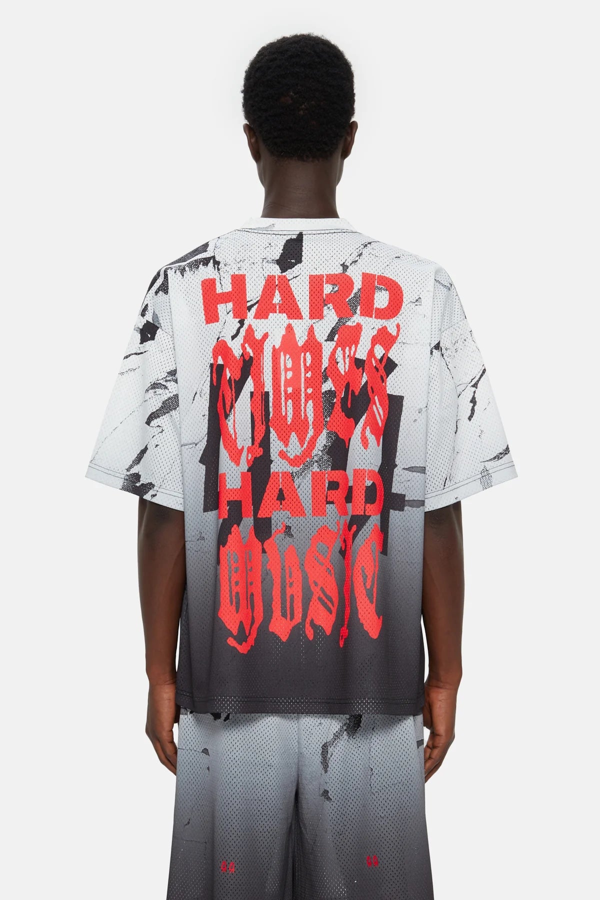44Label Red Hard Music Soccer Tee Gradient