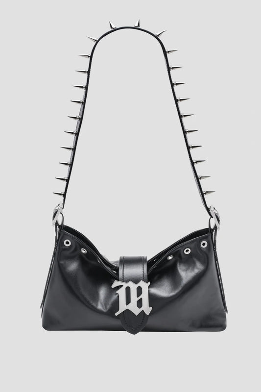 MISBHV Hobo Small Studs Bag Black