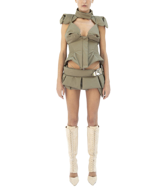 Giorgiandreazza Kroft Mini Skirt Green
