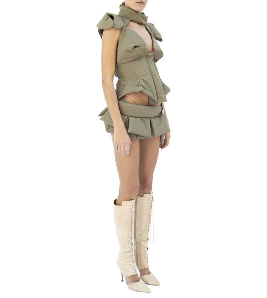 Giorgiandreazza Kroft Mini Skirt Green