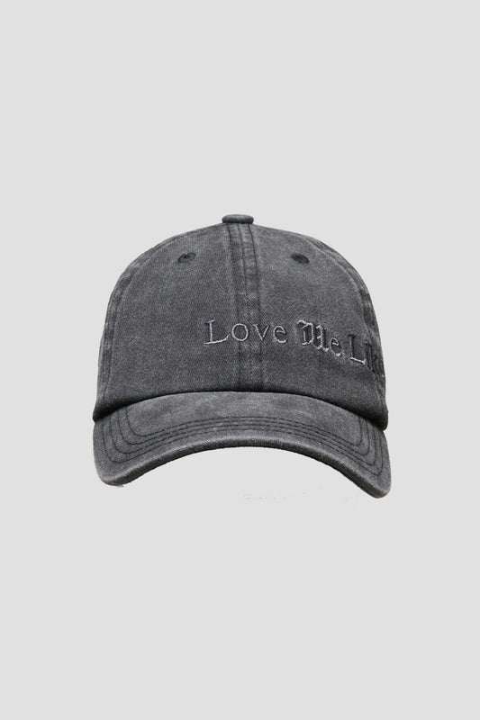 MISBHV Love Me Like A Secret Cap Washed Black