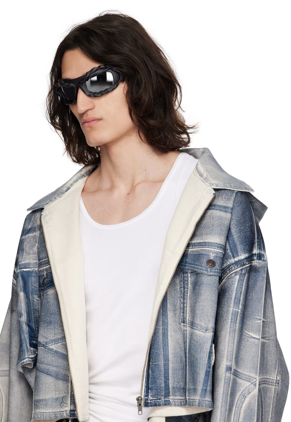 Ottolinger Black Mirror Twisted Sunglasses