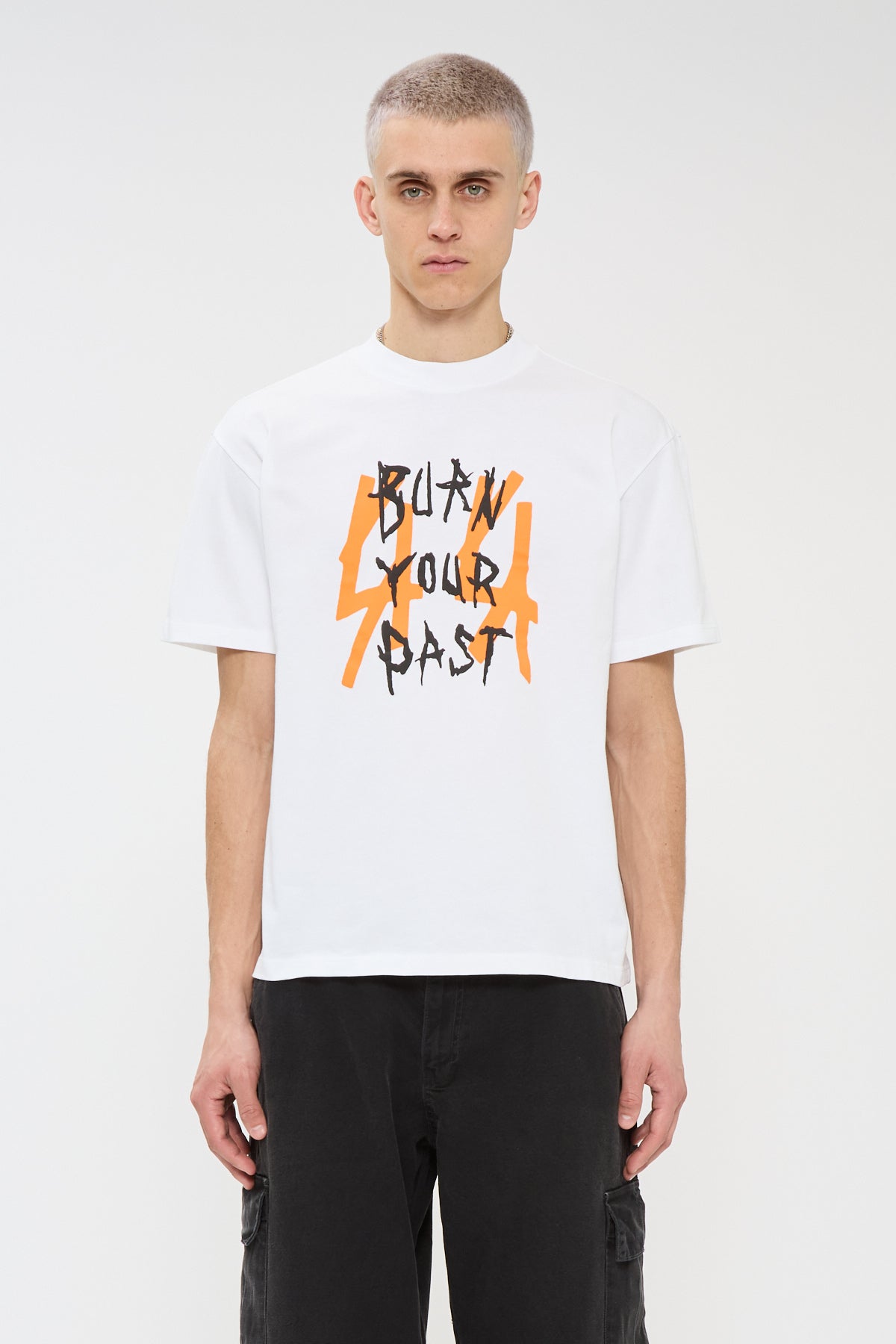 44Label Burn Your Past Tee White