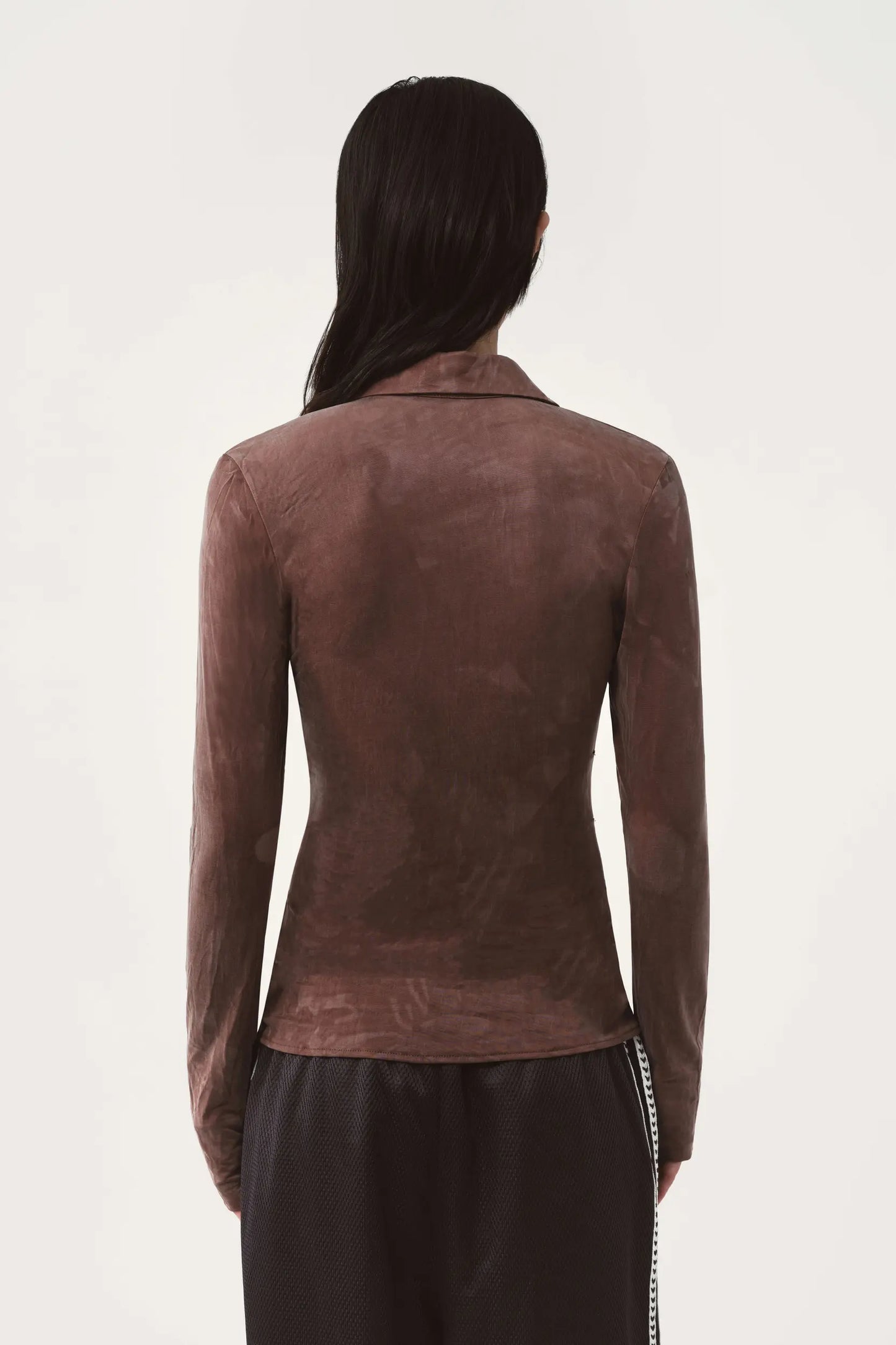 AVAVAV Pleated Shirt Brown