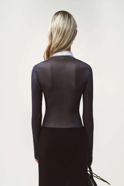 AVAVAV Turtleneck Top Printed Suit