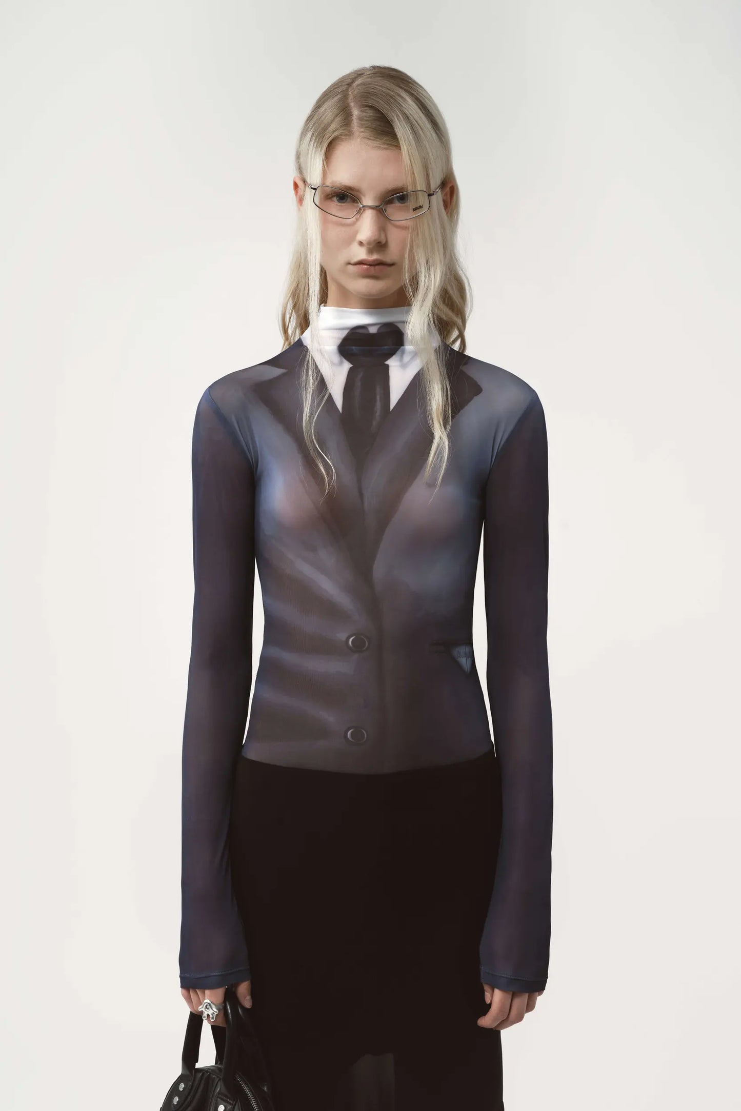 AVAVAV Turtleneck Top Printed Suit