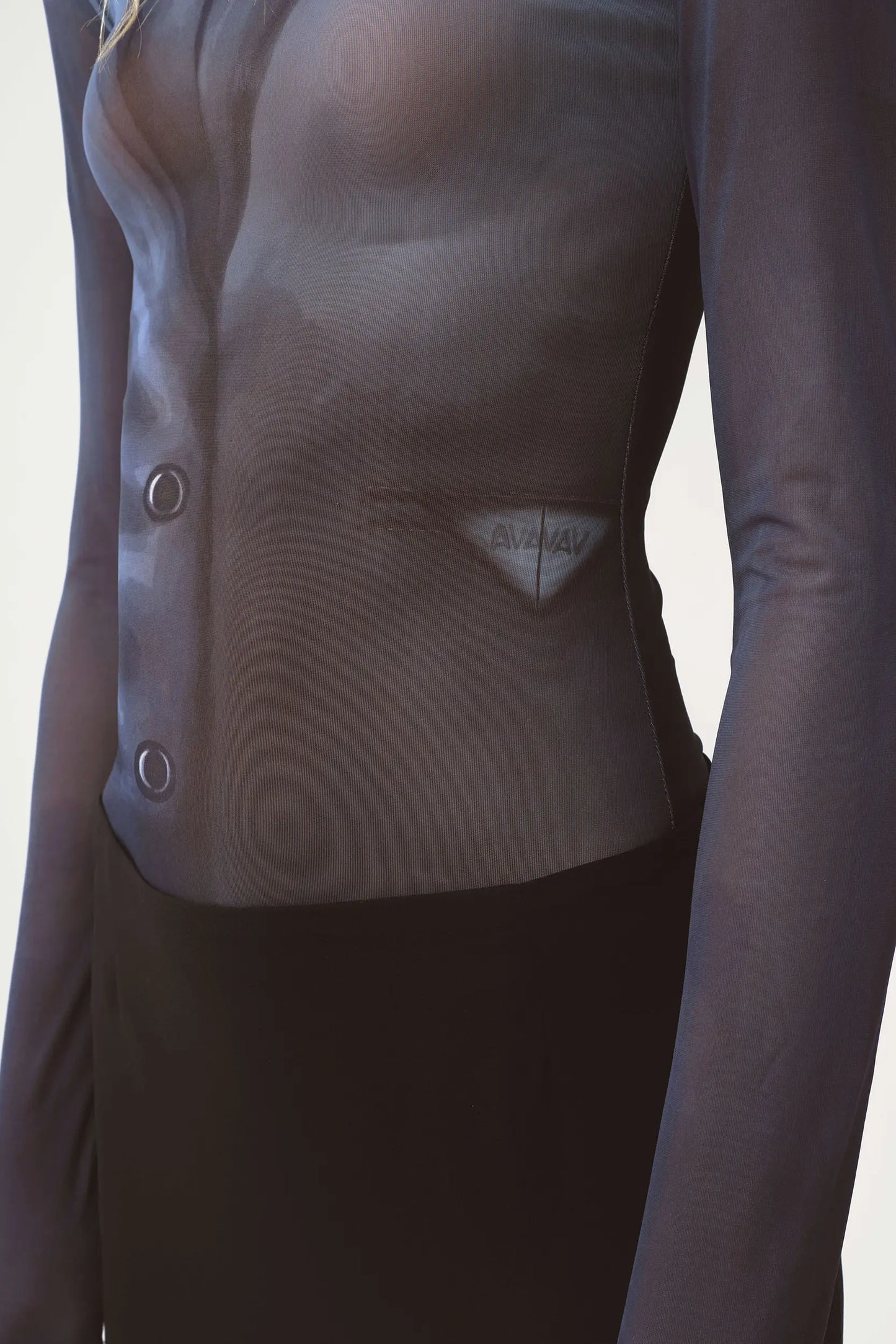 AVAVAV Turtleneck Top Printed Suit