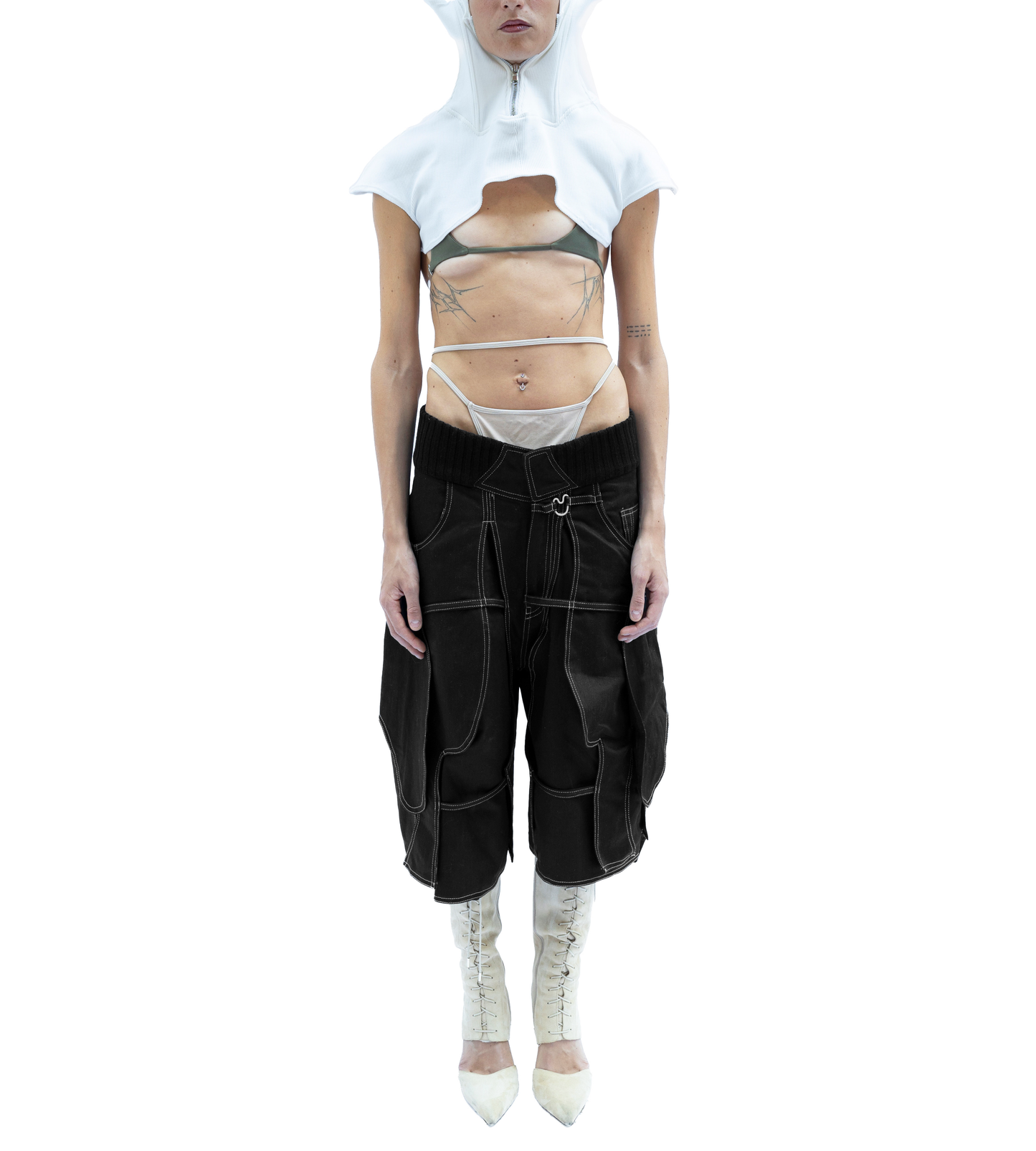 Giorgiandreazza Younis Work Pant Short Black